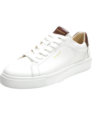 Zapatillas deporte GANT  de Hombre DEPORTIVO CASUAL DE PIEL CON CORDONERAS Y SUELA DE GOMA  BLANCO CONAC