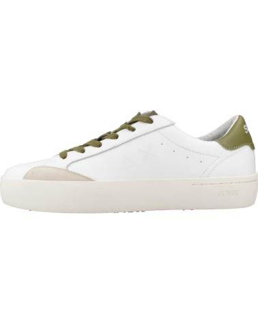 Esportes  de Homem SUN68 ZAPATILLAS HOMBRE MODELO STREET LEATHER COLOR BLANCO BIANCO