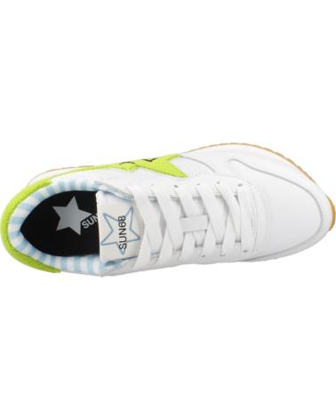 Sapatilhas SUN68  de Mulher ZAPATILLAS MUJER MODELO BIG STARGIRL COLOR BLANCO  BNCLME