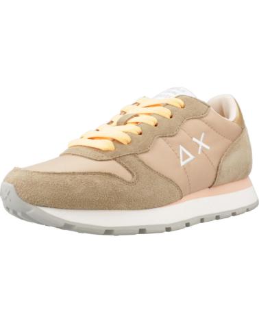 SUN68 ZAPATILLAS MUJER MODELO ALLY SOLID NYLON COLOR BEIS S6 BEIGE