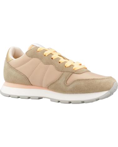 SUN68 ZAPATILLAS MUJER MODELO ALLY SOLID NYLON COLOR BEIS S6 BEIGE