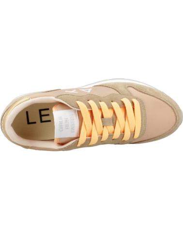 SUN68 ZAPATILLAS MUJER MODELO ALLY SOLID NYLON COLOR BEIS S6 BEIGE