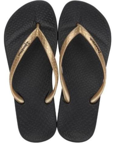 Sandales IPANEMA  pour Femme PISCINA Y PLAYA  NEGRO Y DORADO