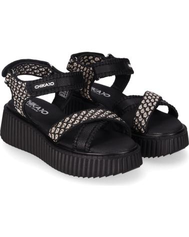 Woman Sandals CHIKA10 KIRA 03  NEGRO-BLACK