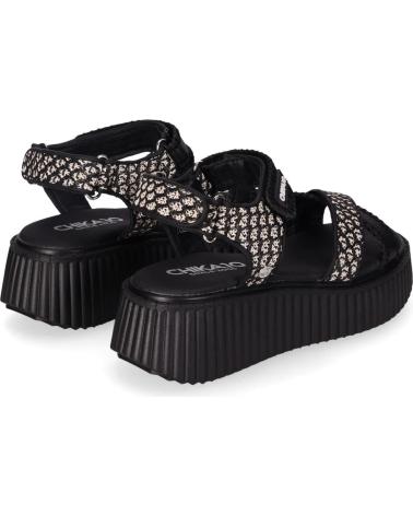 Woman Sandals CHIKA10 KIRA 03  NEGRO-BLACK