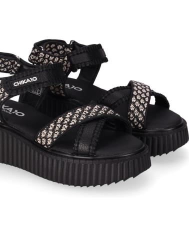 Woman Sandals CHIKA10 KIRA 03  NEGRO-BLACK