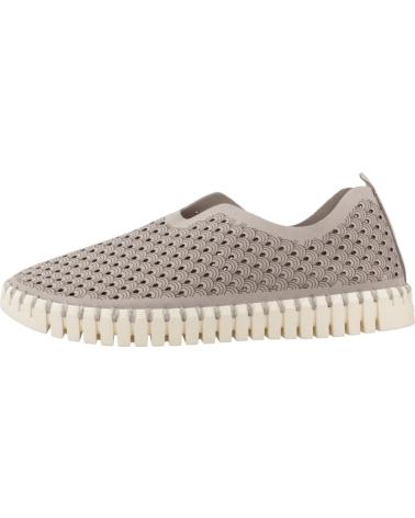 Chaussures pour Femme ILSE JACOBSEN ZAPATILLA CASUAL DE NOBUK TROQUELADO CON SUELA DE GOMA ATMOSPHERE