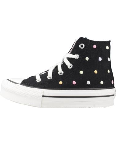 Deportivas CONVERSE  de Niña ZAPATILLAS NINA MODELO CHUCK TAYLOR ALL STAR LIFT EMBROIDERE  BLKVNT