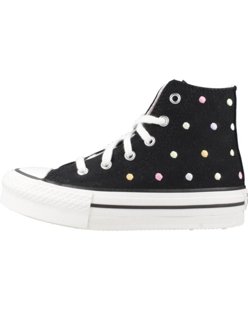 Sportivo CONVERSE  per Bambina ZAPATILLAS NINA MODELO CHUCK TAYLOR ALL STAR LIFT EMBROIDERE  BLKVNT