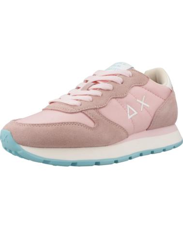SUN68 ZAPATILLAS MUJER MODELO ALLY SOLID NYLON COLOR ROSA S04 ROSA