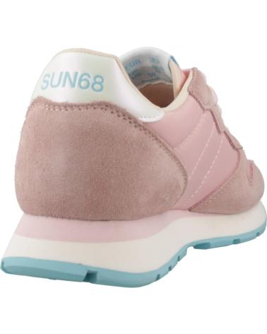 SUN68 ZAPATILLAS MUJER MODELO ALLY SOLID NYLON COLOR ROSA S04 ROSA