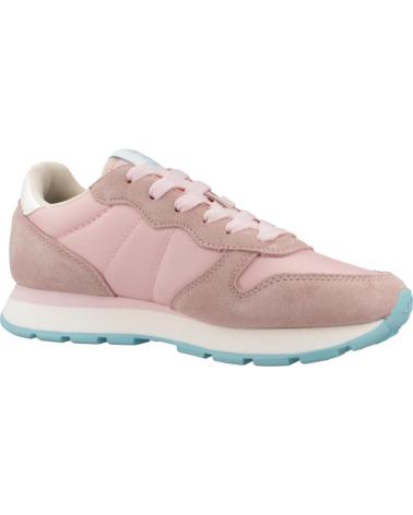 SUN68 ZAPATILLAS MUJER MODELO ALLY SOLID NYLON COLOR ROSA S04 ROSA