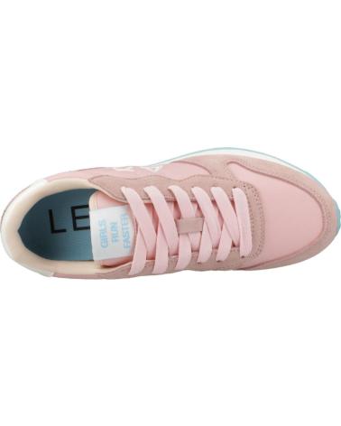 SUN68 ZAPATILLAS MUJER MODELO ALLY SOLID NYLON COLOR ROSA S04 ROSA