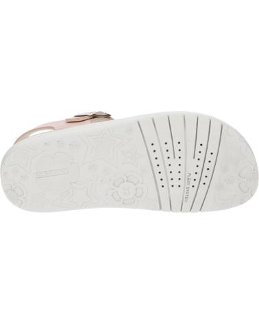 Woman and girl Sandals GEOX J45EAG 05404 J SANDAL COSTAREI  C8J2U DK ROSE-PLATINUM
