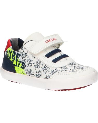 Sneaker GEOX  für Junge B021NA 01054 B GISLI C0899 WHITE-NAVY  BLANCO