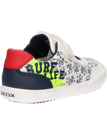 Sneaker GEOX  für Junge B021NA 01054 B GISLI C0899 WHITE-NAVY  BLANCO