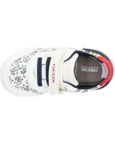 Sneaker GEOX  für Junge B021NA 01054 B GISLI C0899 WHITE-NAVY  BLANCO