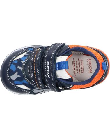 Sportif GEOX  pour Garçon B150RB 08514 B RISHON CF47R NAVY-LT ORANGE  AZUL