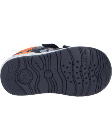 Sportif GEOX  pour Garçon B150RB 08514 B RISHON CF47R NAVY-LT ORANGE  AZUL