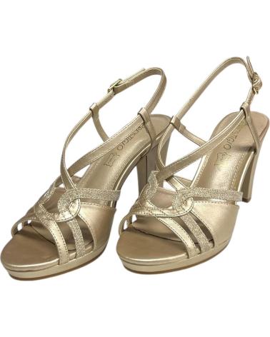 Sandalias CALZADOMANIA  de Mujer SANDALIA MARGA  ORO