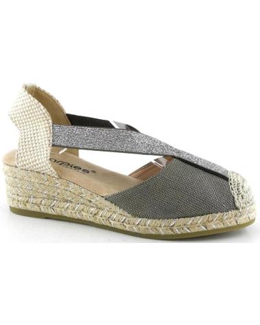 Sandali AMARPIES  per Donna VALENCIANA CON CUNA DE YUTE PARA MUJER ACX28507 CO  KAKI