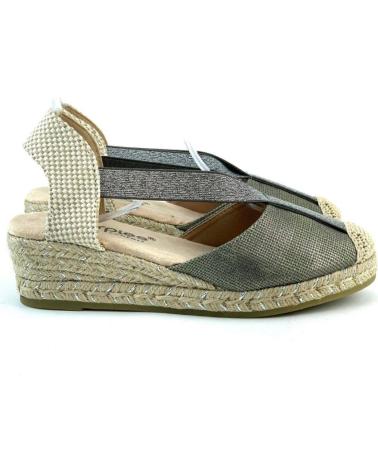 Sandali AMARPIES  per Donna VALENCIANA CON CUNA DE YUTE PARA MUJER ACX28507 CO  KAKI