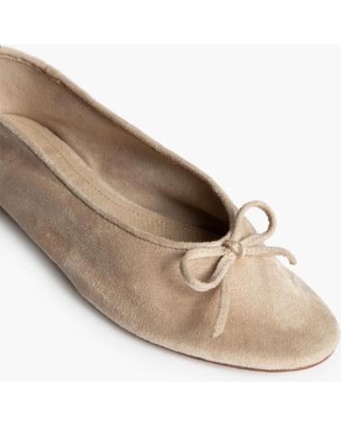 Woman Flat shoes CORINA BAILARINA PLANA CON LAZO PARA MUJER M5165 COLOR NATU  NATURAL