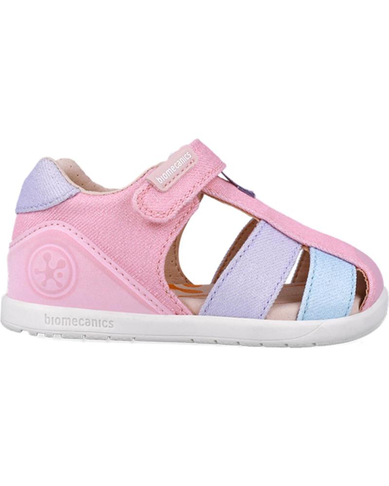 Sandales BIOMECANICS  pour Fille SANDALIA PARA NINA 252192 METALIZADA  LILAA164