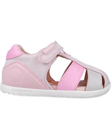 Sandales BIOMECANICS  pour Fille SANDALIA PARA NINA 252192 METALIZADA  ROSAB032