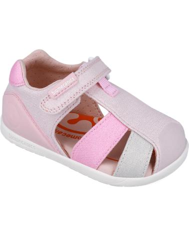 Sandales BIOMECANICS  pour Fille SANDALIA PARA NINA 252192 METALIZADA  ROSAB032