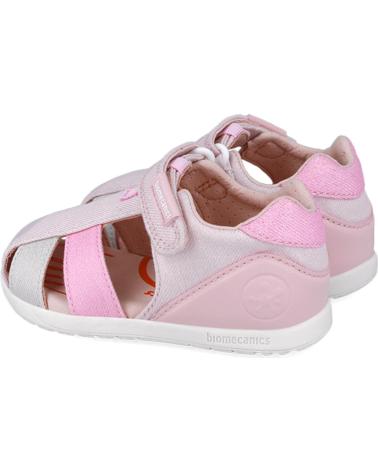 Sandales BIOMECANICS  pour Fille SANDALIA PARA NINA 252192 METALIZADA  ROSAB032