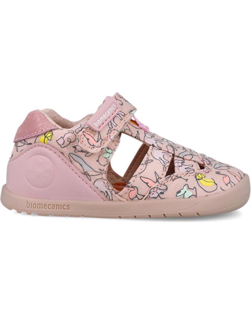 Sandales BIOMECANICS  pour Fille SANDALIAS PARA NINA 252193 ESTAMPADO ANIMALES  ROSAA032