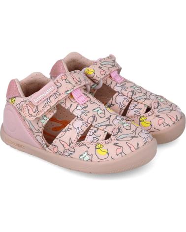 Sandales BIOMECANICS  pour Fille SANDALIAS PARA NINA 252193 ESTAMPADO ANIMALES  ROSAA032
