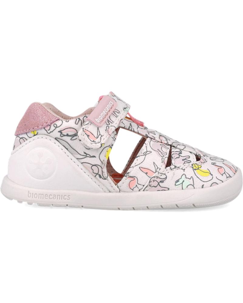 Sandales BIOMECANICS  pour Fille SANDALIAS PARA NINA 252193 ESTAMPADO ANIMALES  BLANCOB050