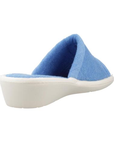 Woman House slipers NORDIKAS ZAPATILLAS HOGAR MUJER MODELO TOALLA COLOR AZUL  ZAFIRO