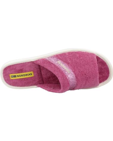 Hausschuhe NORDIKAS  für Damen ZAPATILLAS HOGAR MUJER MODELO 1928 COLOR ROSA  ORQUIDEA