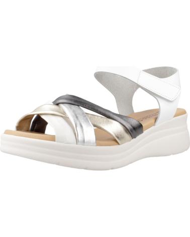 Sandales PITILLOS  pour Femme SANDALIA TUBULAR PITLLOS CUNA 4 CM  BLANCO