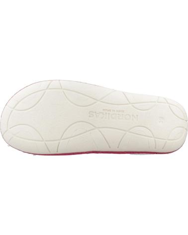 Calzado de casa NORDIKAS  de Mujer ZAPATILLAS HOGAR MUJER MODELO RIZO COLOR ROSA  FUXIA