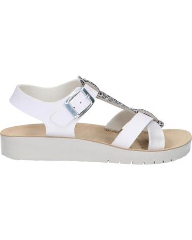 girl Sandals GEOX J45EAG 05404 J45EAG 0540 WHITE-SILVER  C0007