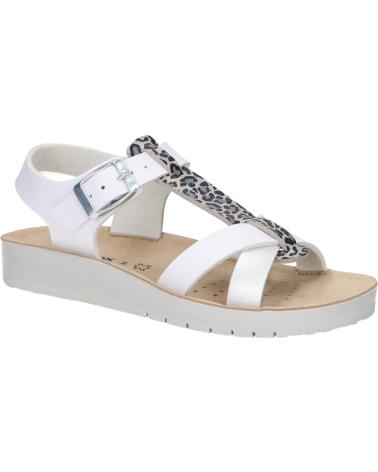 Sandálias GEOX  de Menina J45EAG 05404 J45EAG 0540 WHITE-SILVER  C0007