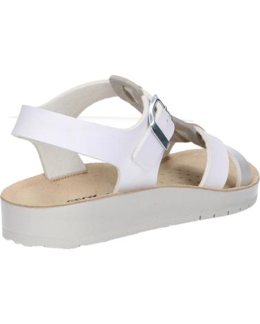 Sandálias GEOX  de Menina J45EAG 05404 J45EAG 0540 WHITE-SILVER  C0007