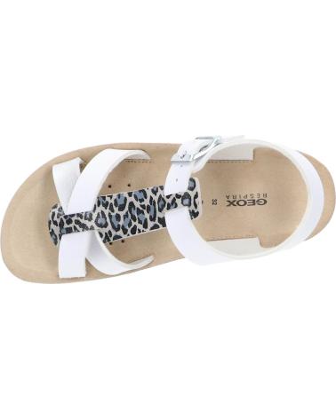 Sandálias GEOX  de Menina J45EAG 05404 J45EAG 0540 WHITE-SILVER  C0007