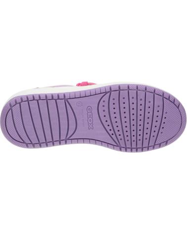 GEOX J36HXD 054FU J WASHIBA WHITE-DK PINK C1364