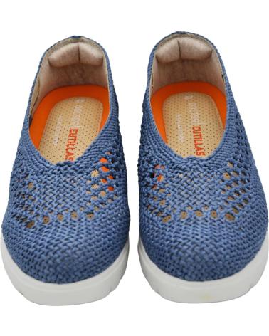 D`CUTILLAS BAILARINAS PARA MUJER DOCTOR CUTILLAS 89430 TRENZADAS AZUL