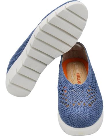 D`CUTILLAS BAILARINAS PARA MUJER DOCTOR CUTILLAS 89430 TRENZADAS AZUL