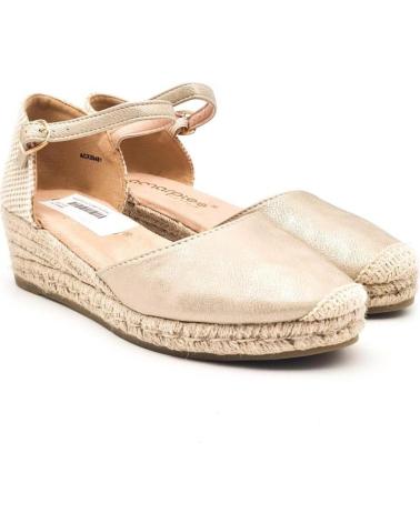 Woman Sandals AMARPIES VALENCIANA CON CUNA DE ESPARTO PARA MUJER ACX26481  PLATINO