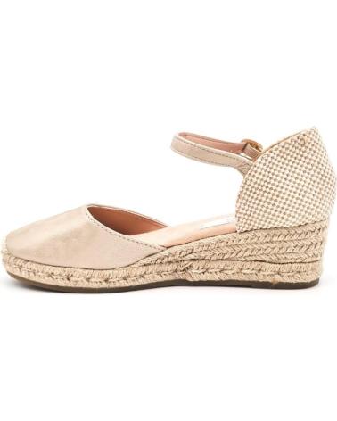 Woman Sandals AMARPIES VALENCIANA CON CUNA DE ESPARTO PARA MUJER ACX26481  PLATINO