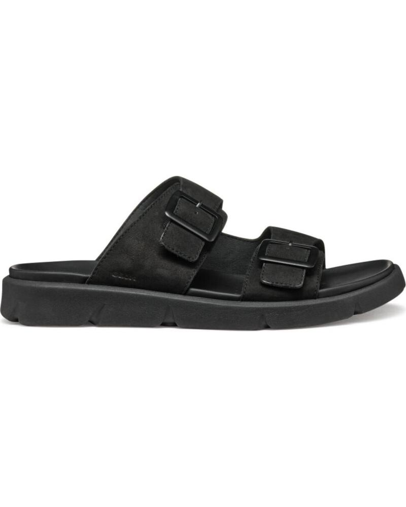 Sandalias GEOX  de Hombre SANDALIAS DOBLE HEBILLA  C9999 BLACK