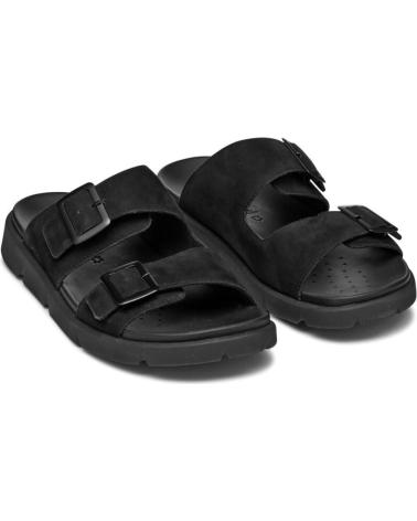 Sandalias GEOX  de Hombre SANDALIAS DOBLE HEBILLA  C9999 BLACK
