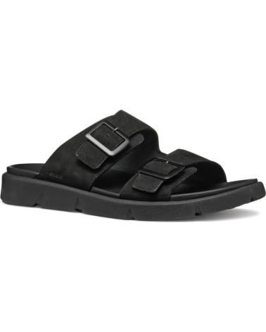 Sandalias GEOX  de Hombre SANDALIAS DOBLE HEBILLA  C9999 BLACK